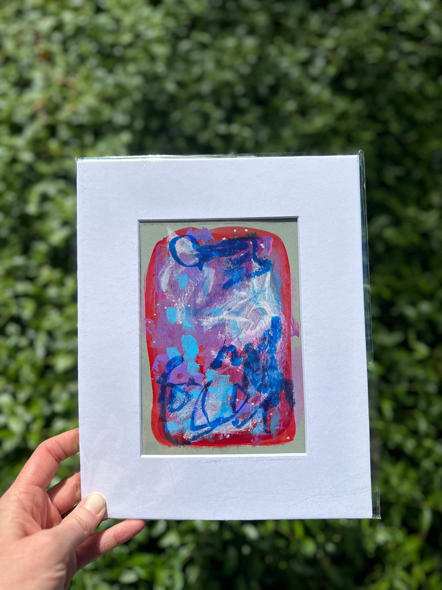 Always on the Move - 5x7” Mixed Media on Paper