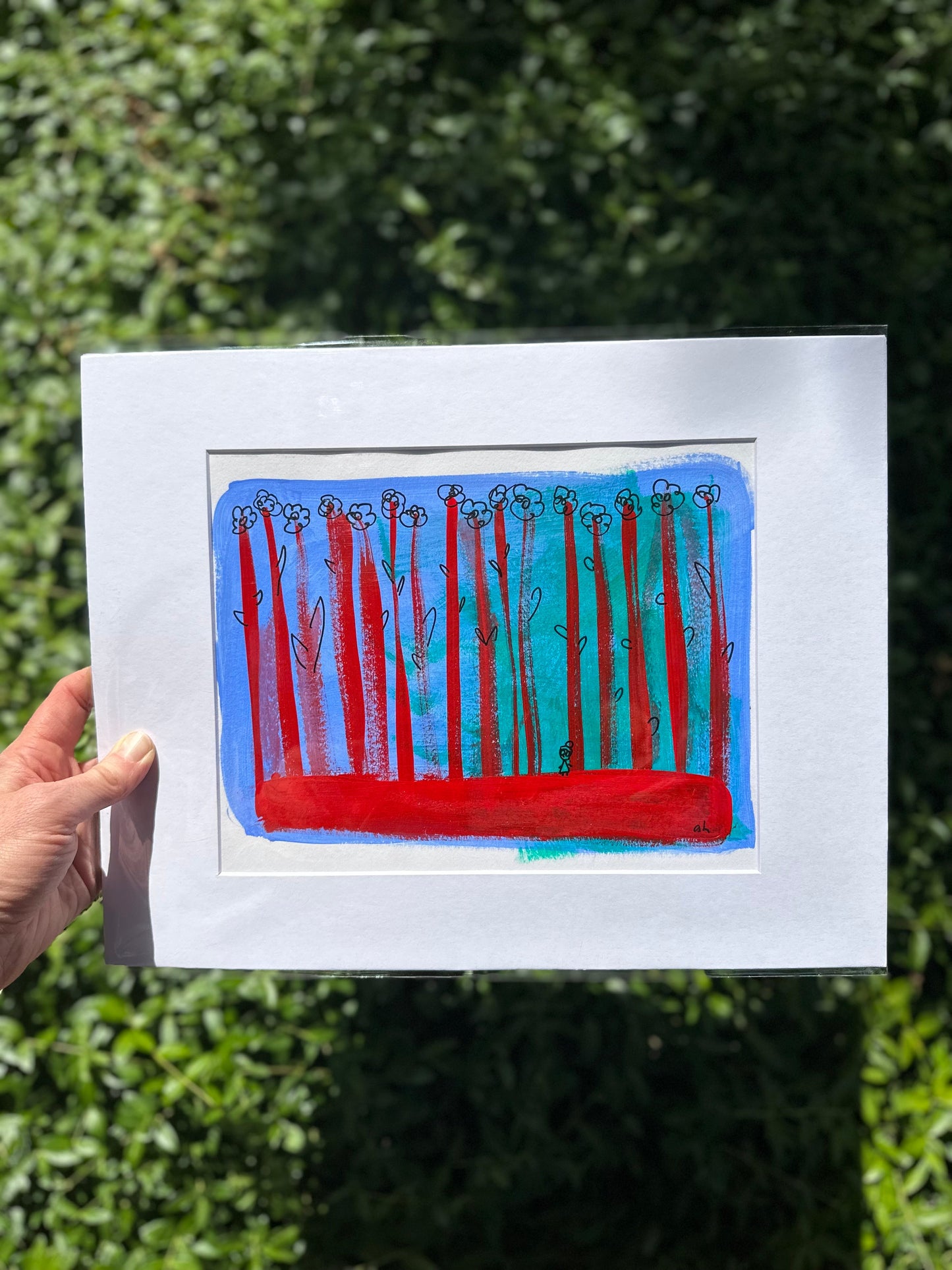 I Wanna Walk Thru a Forest of Flowers - 8x10" on Paper