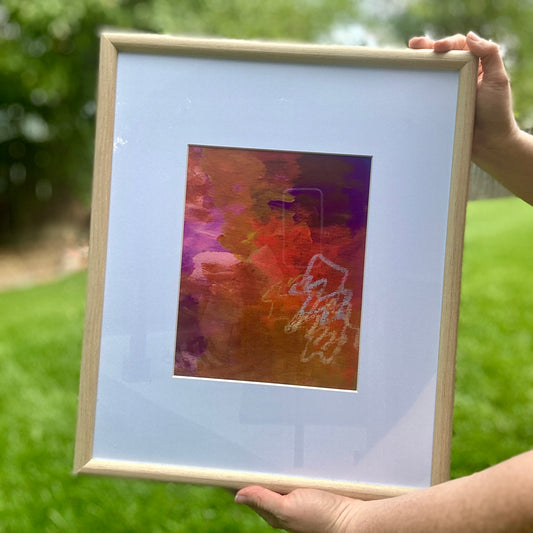 Fastest Way Out is Through (Framed)