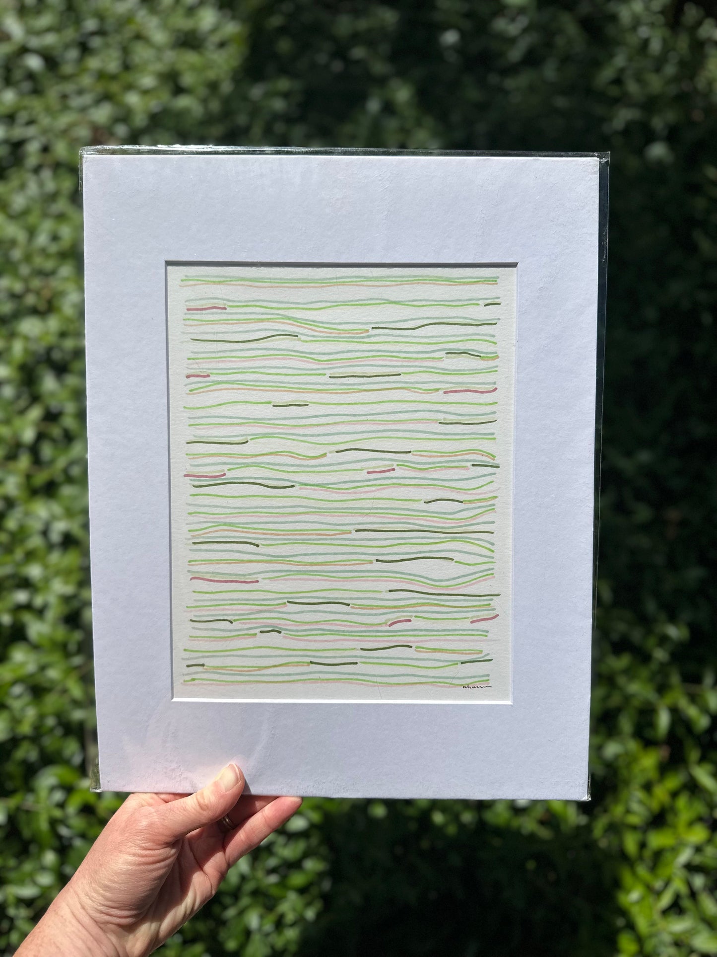 Garden Meditation - 8x10" on Paper - STUDIO SALE