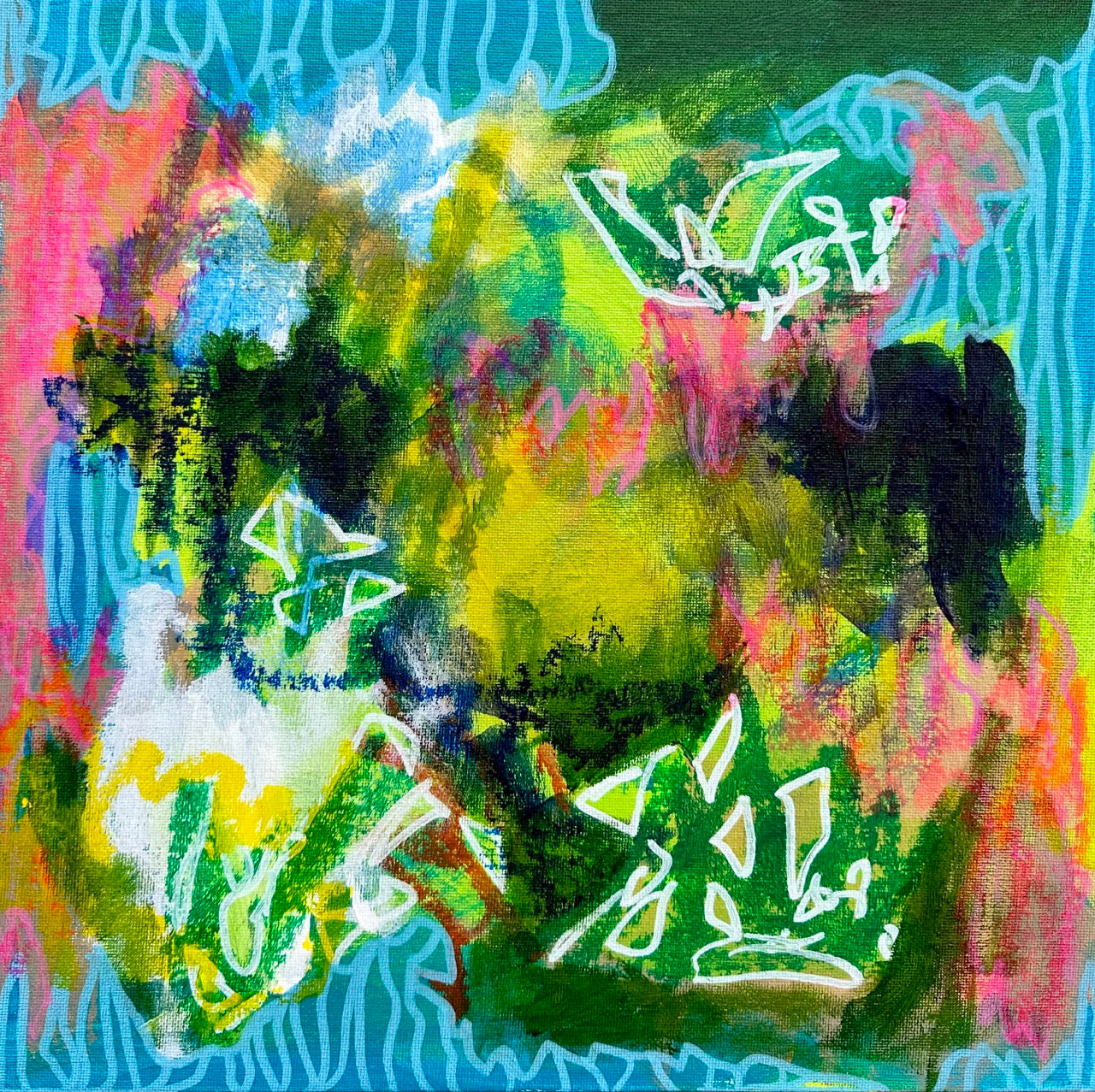Low Tide Surpise - 12x12"
