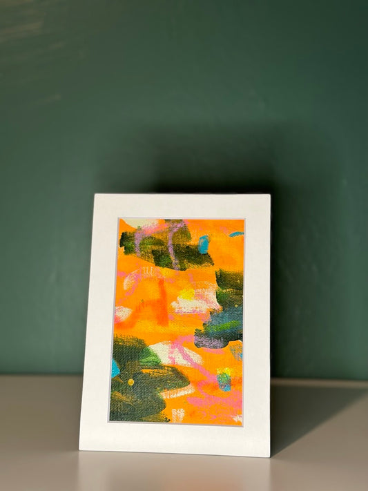 Color Study (Bright Desert No.5) - 4x6" on Paper