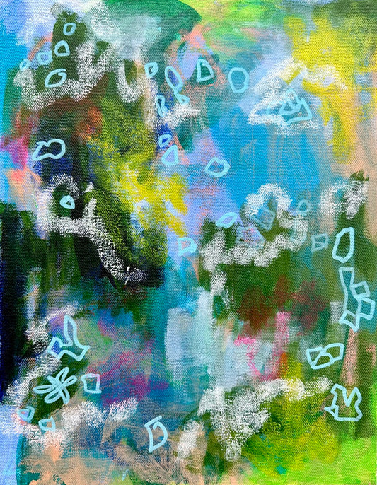 Buoyant Bubbles - 11x14"