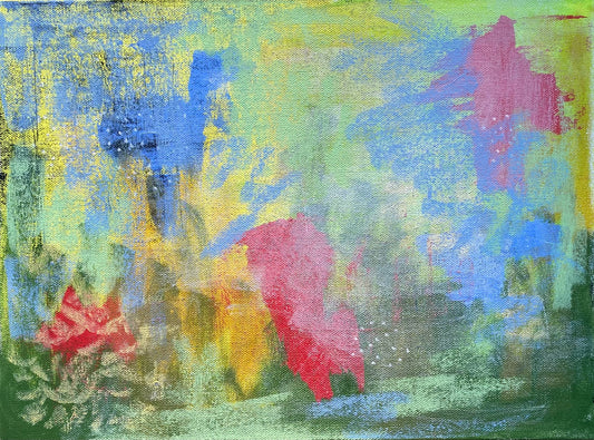 Fogged:  Green with Envy & Red with Rage - 12x16"