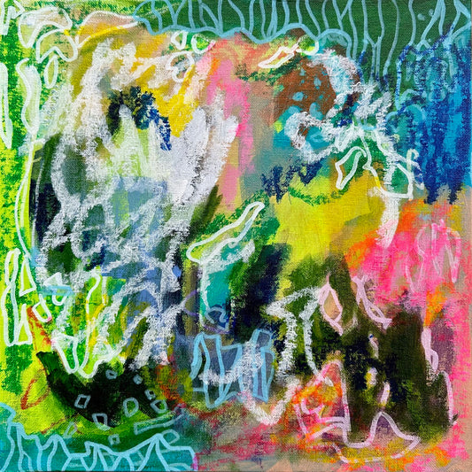 Underwater Rainforest- 12x12"